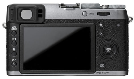 Fujifilm X100T, LCD 3